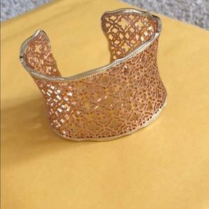 Kendra Scott rose gold cuff bracelet
